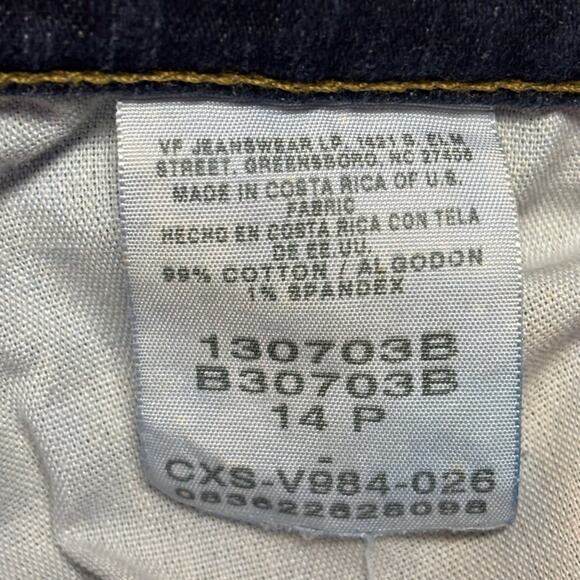 Vintage Dark Blue Riders by Lee Denim Women’s High Rise Jeans - Picture 6 of 9